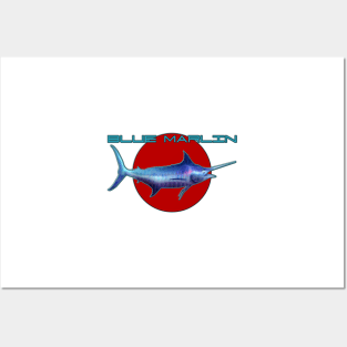 Blue Marlin Posters and Art